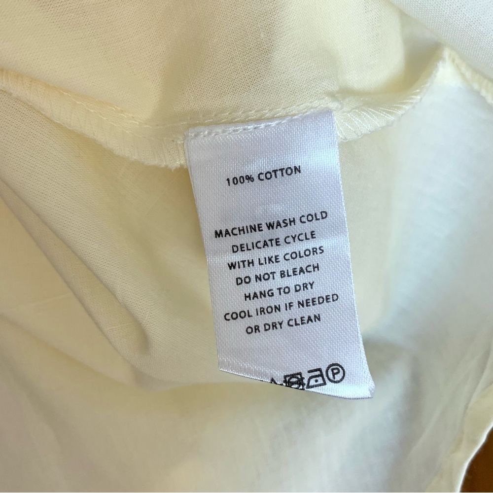 NWT Lilla P Flutter Sleeve Tiered Dress in Ecru - Picture 7 of 15